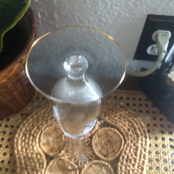 Rare Clear Hand Painted Fenton 50th Anniversary Bud Vase w/Ruffles & Gold Edging - Picture 11 of 16